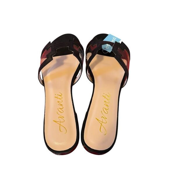 Avanti Black Hand-Crafted Women's Slide Sandals. Very Sharp Looking. - Picture 5 of 8